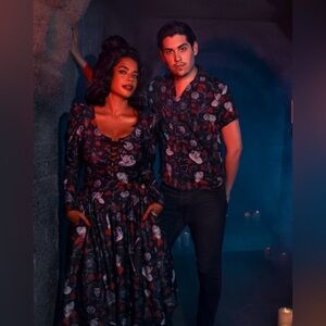 La Femme en Noir Dracula gothic tales dress - small